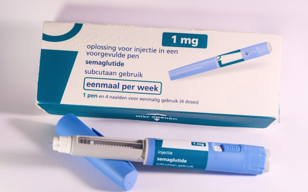 Medication box and injection pens used for GLP-1 treatment